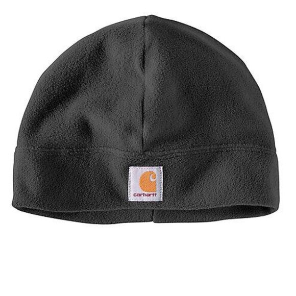 CARHARTT Men’s Toddler Fleece Beanie Hat Size OS In Black - Picture 1 of 4